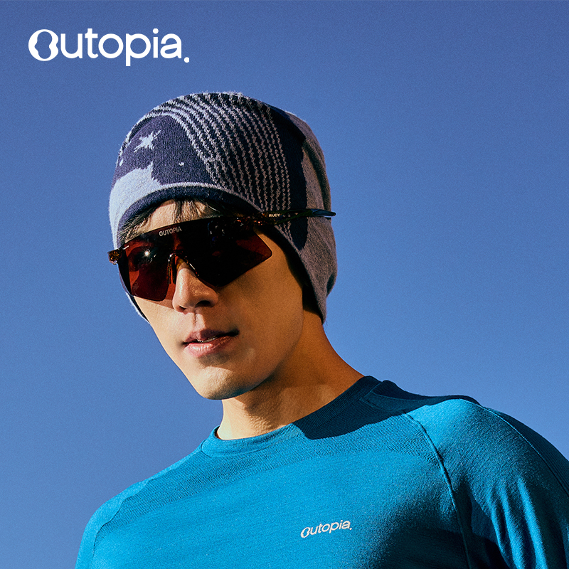 Outopia Warm up中性保暖运动休闲秋冬季针织帽