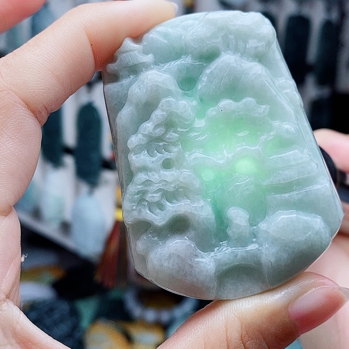 翡翠未镶嵌颈饰翡翠