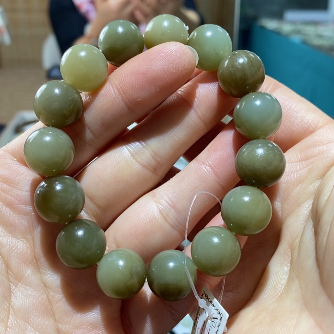 和田玉未镶嵌手链314