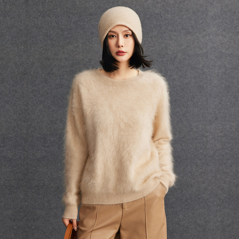 2025爆款女100纯羊绒时尚百搭款上衣