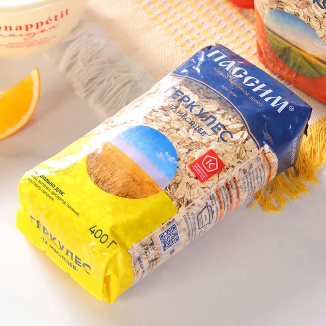 俄罗斯进口早餐代餐俄洛哆燕麦片400g/包 保质期到26年3月