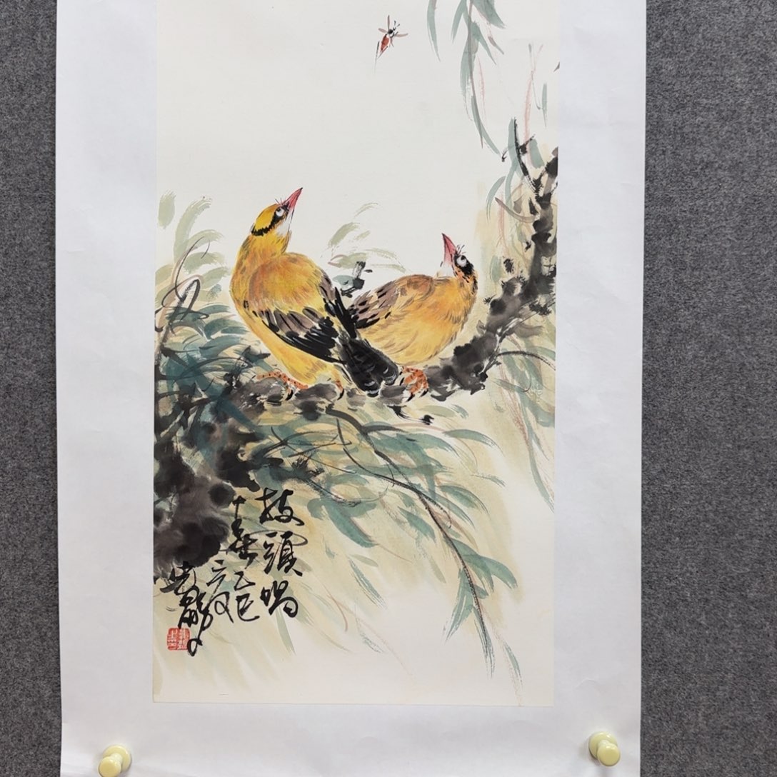 国画娄鹏老师手绘作品