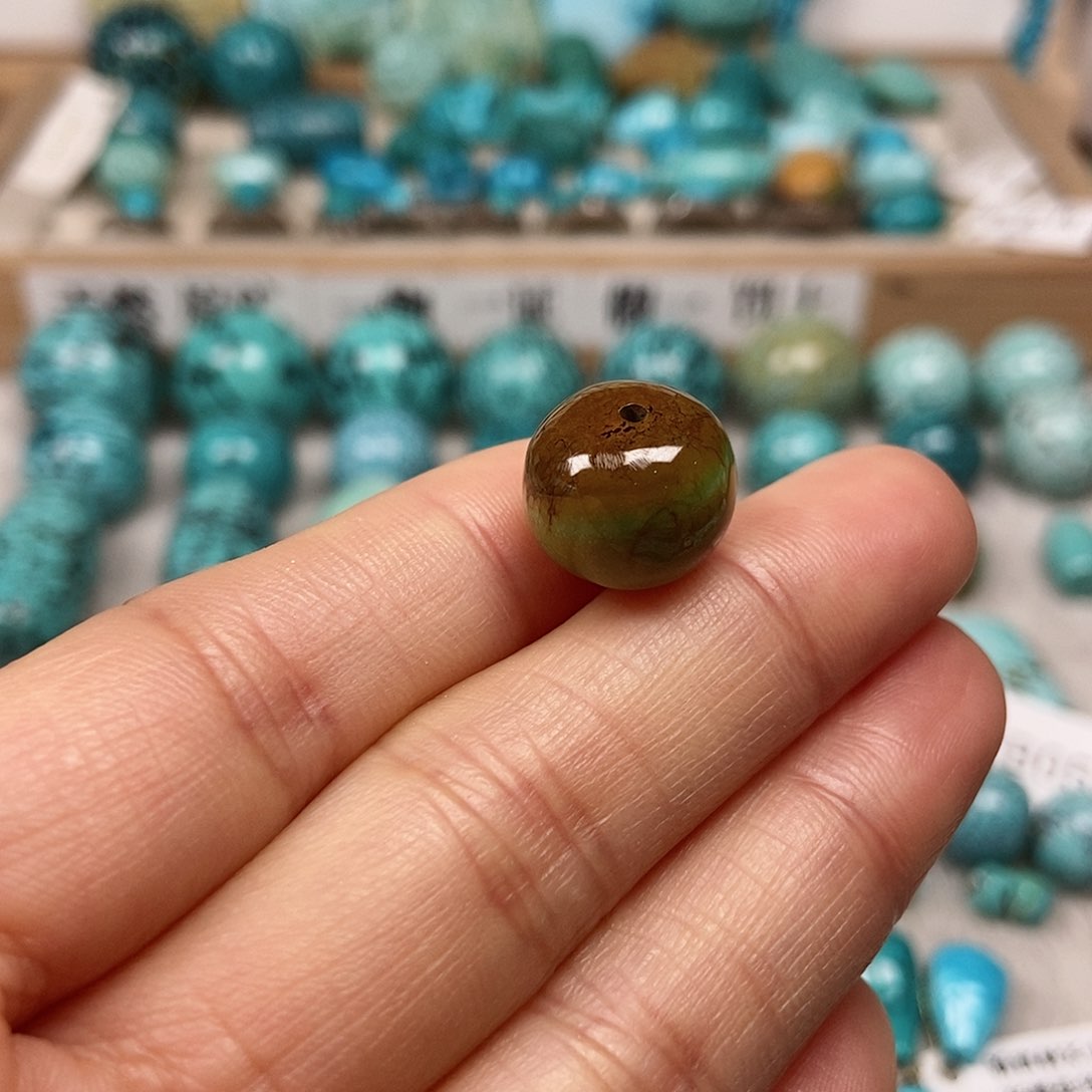 未镶嵌绿松石珠宝半成品用****0