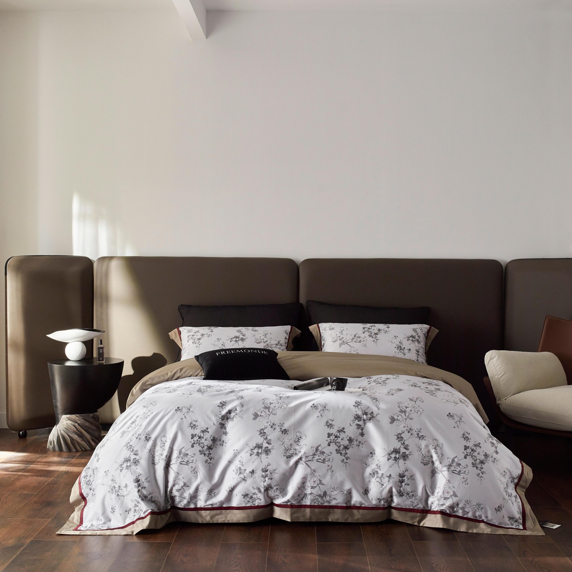 【自由家】铅华-天丝棉轻奢田园花卉亲肤柔软床上四件套