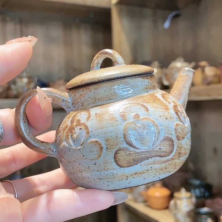 柴烧老岩泥高端茶器