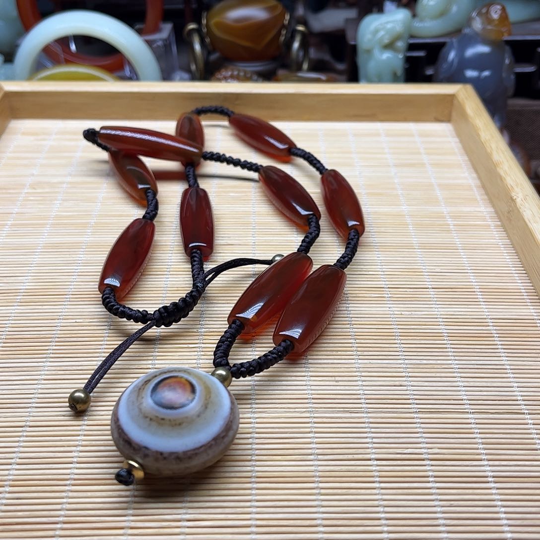 玛瑙/玉髓未镶嵌车挂