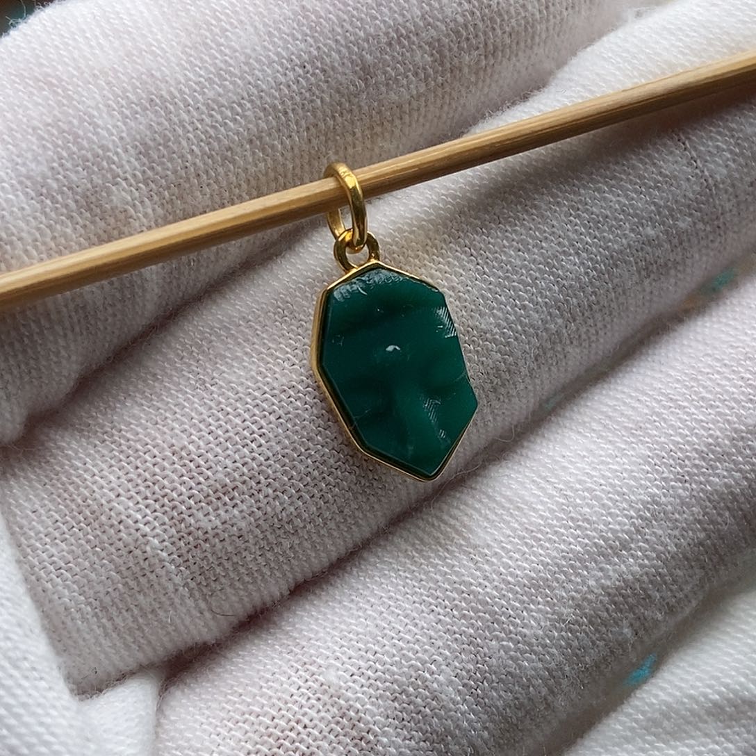 绿松石18K金镶嵌绿松石配饰