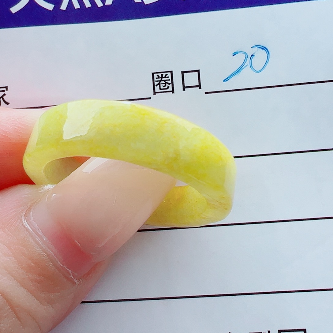 未镶嵌戒指翡翠戒圈