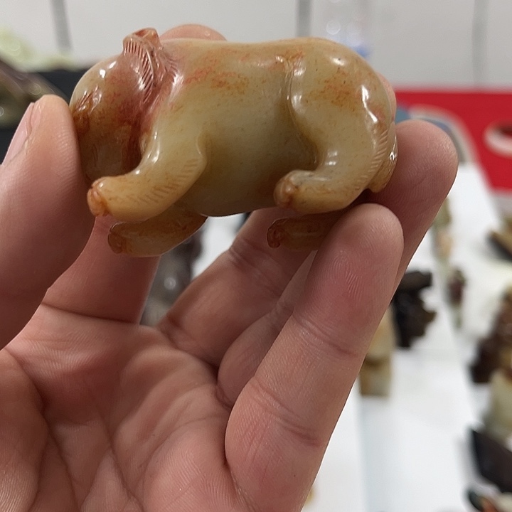 和田玉挂件未镶嵌开***天