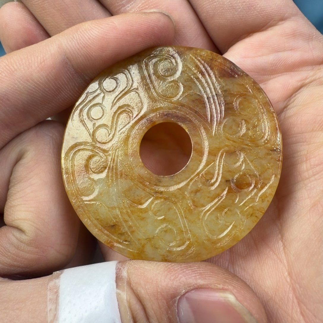 和田玉未镶嵌挂件6