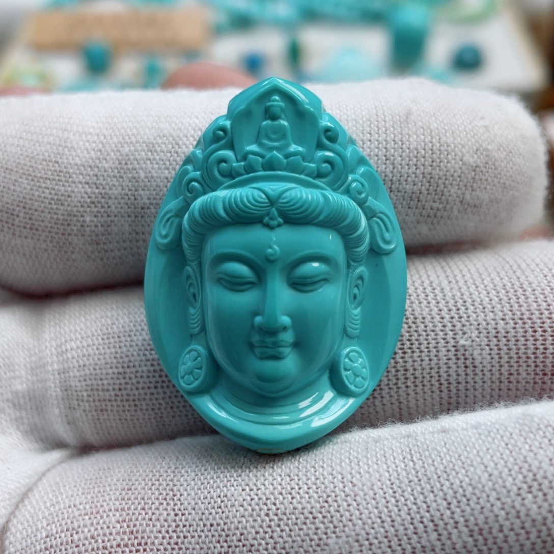 绿松石珠宝奇石未镶嵌