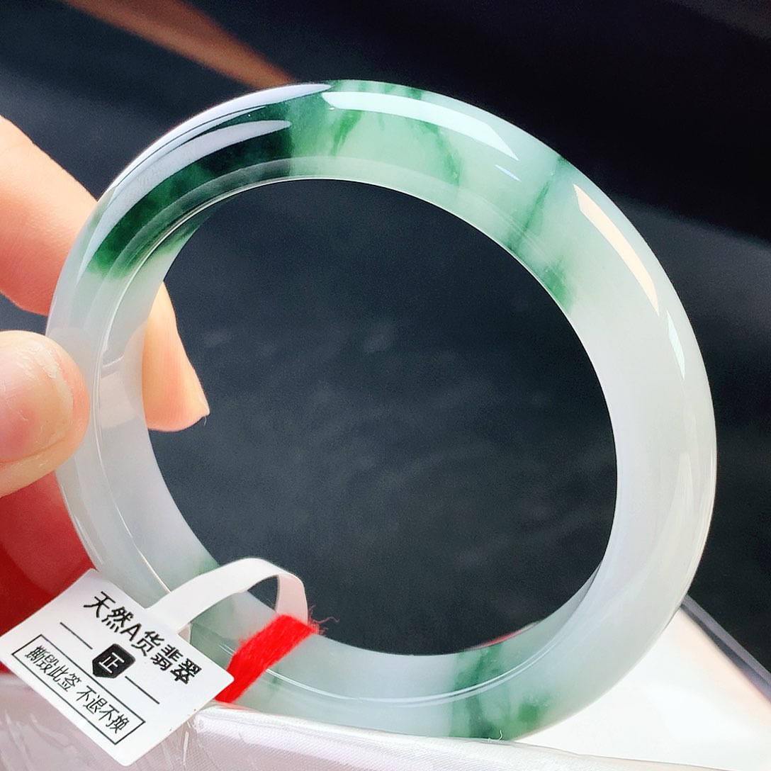 未镶嵌手镯翡翠59圈