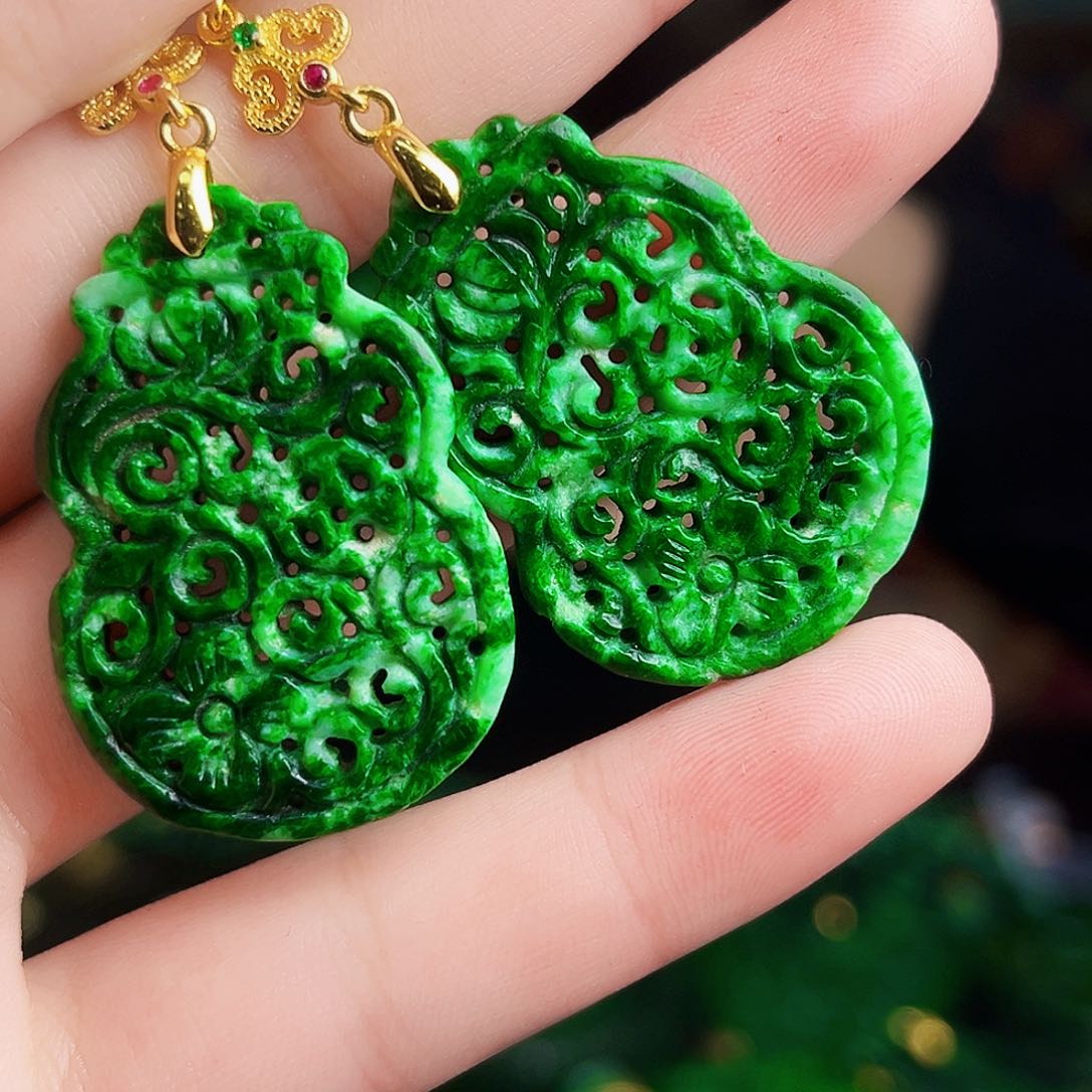 颈饰银S925镶嵌翡翠多样性