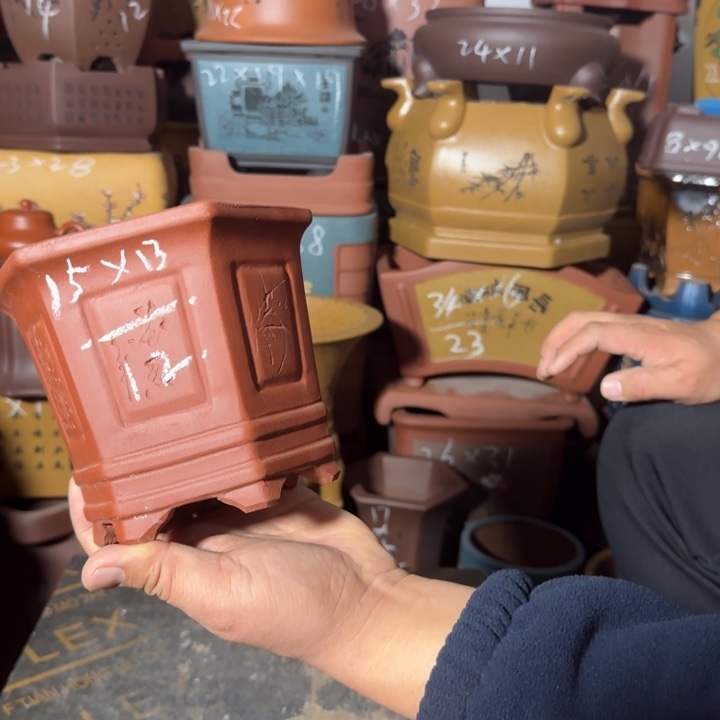 紫砂花盆紫砂花盆