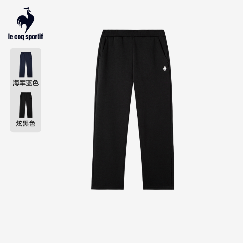 【网球】乐卡克法国公鸡25年秋冬男款针织保暖直筒长裤L254MCNRPT09