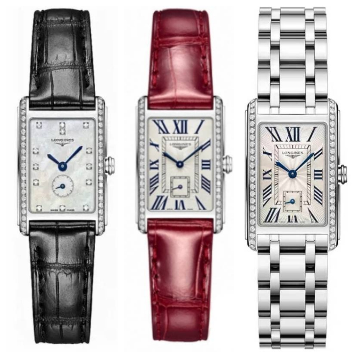 99新 Longines/浪琴 维纳中号/石英/外圈镶钻/表径20.8-32mm/女士