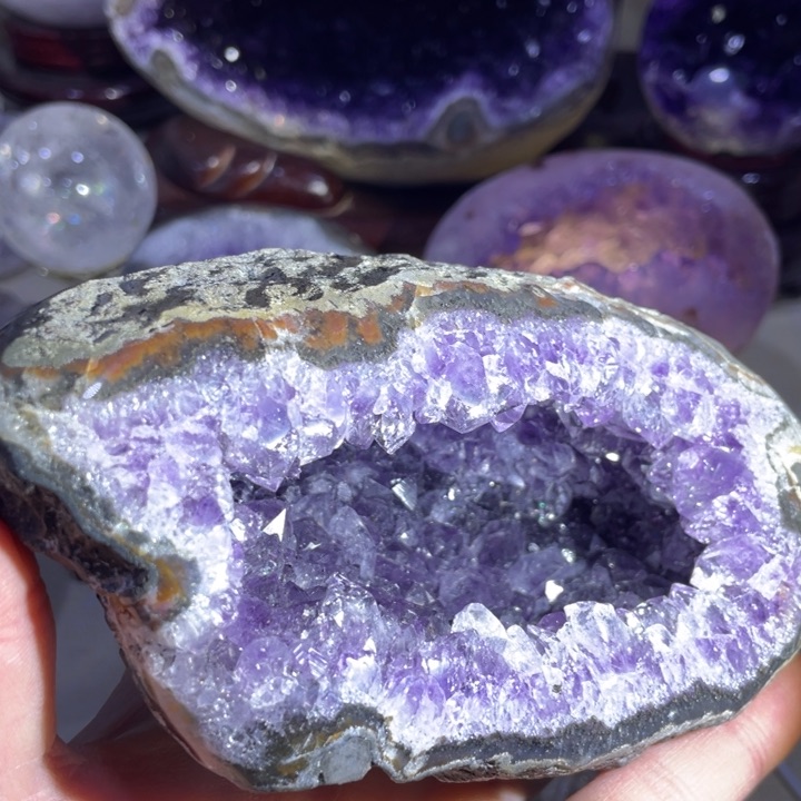 紫晶钱袋子未镶嵌