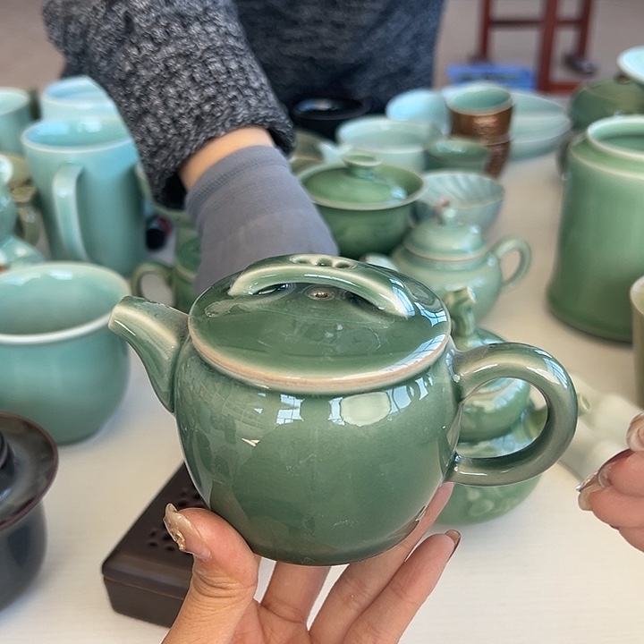 小米茶器龙泉青瓷