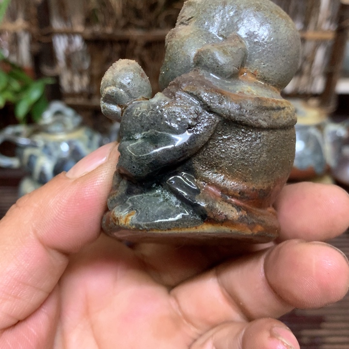 紫砂茶壶纯自然高温裸柴烧