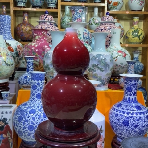 景德镇陶瓷花瓶摆件