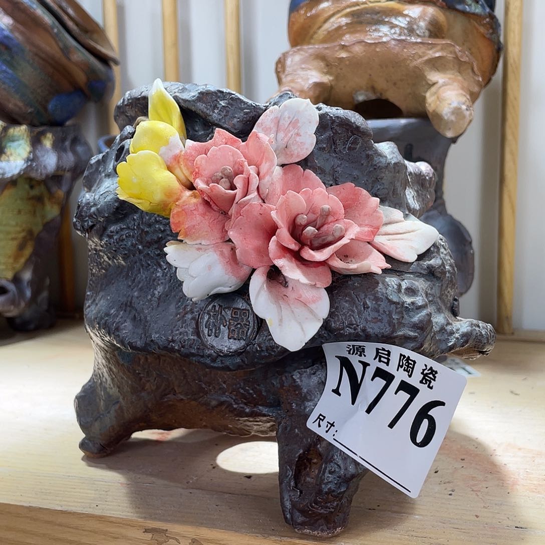 紫砂花盆一物一拍、景德镇陶瓷花盆 776