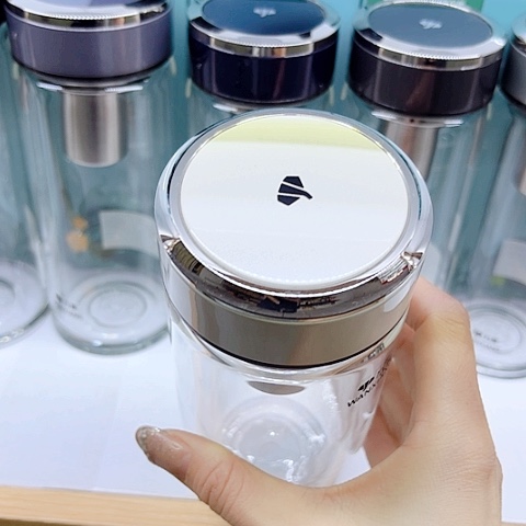 万象玻璃双层V270，白色360毫升