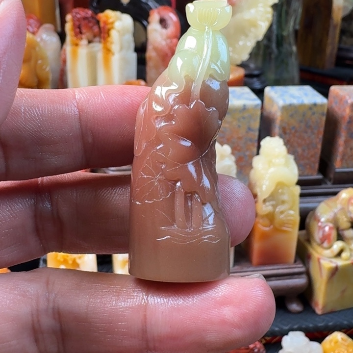 寿山石寿山艾叶綠