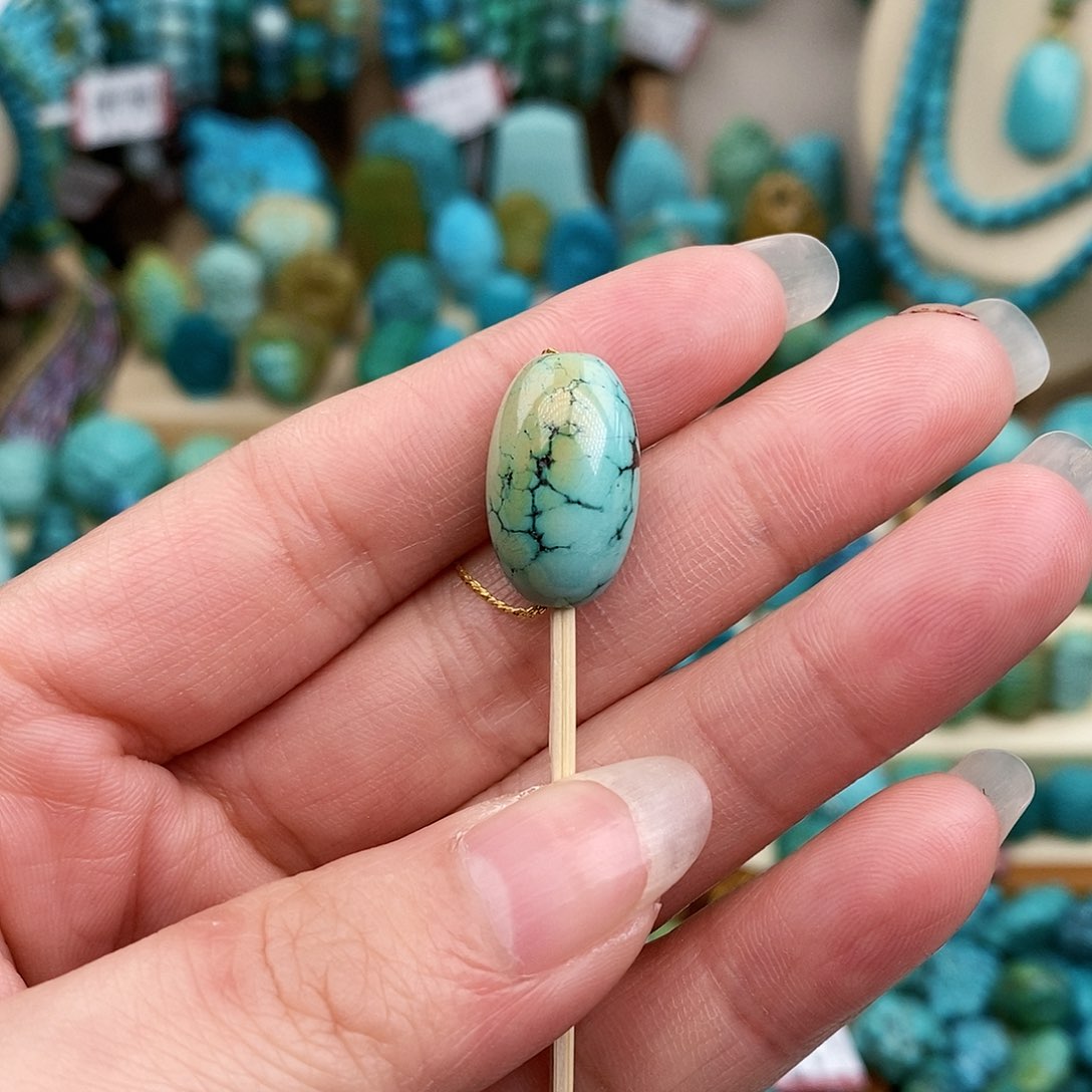 绿松石珠宝奇石未镶嵌