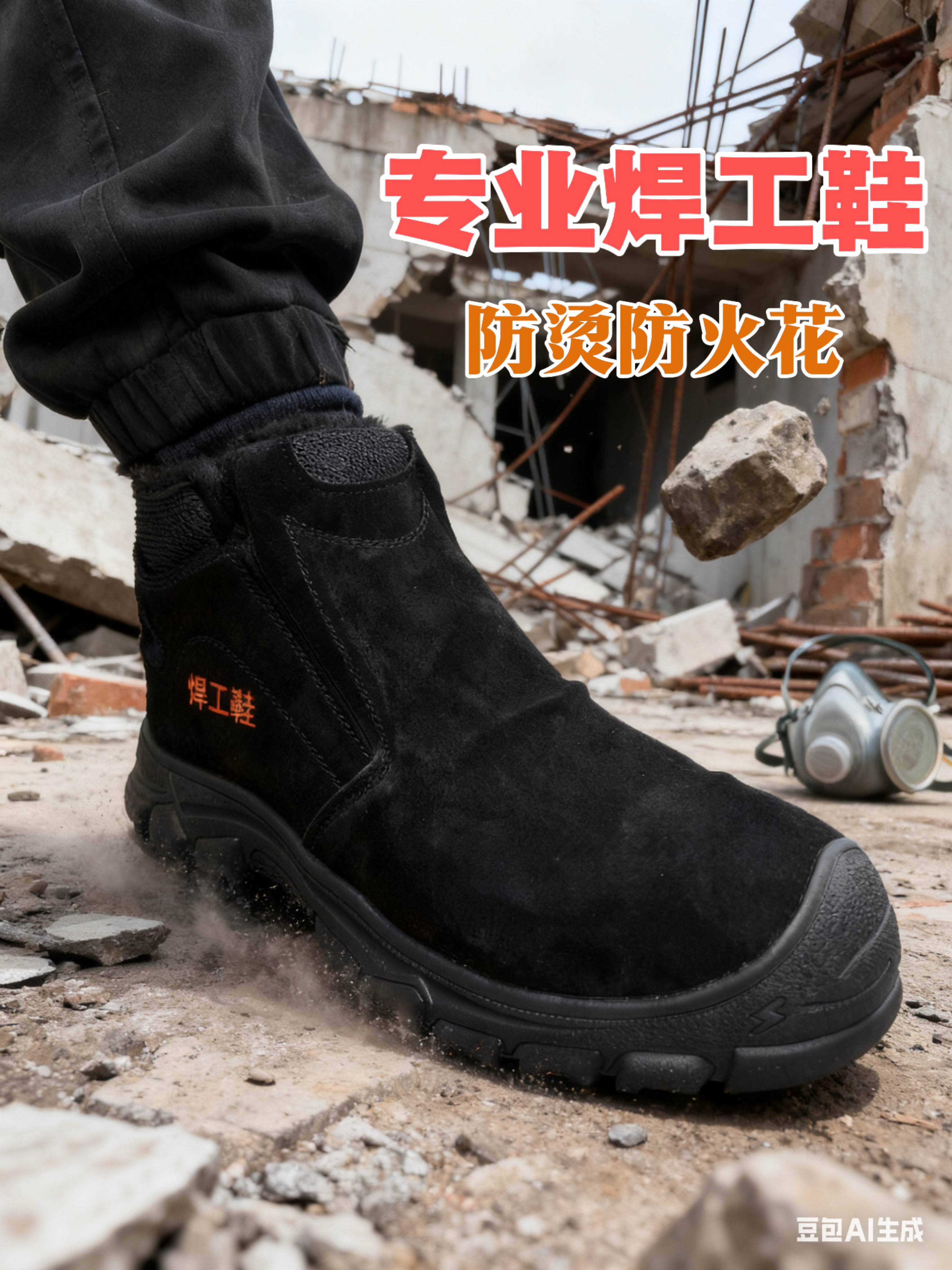 男士劳保鞋钨包头防刺轻便耐磨四季适用电焊工工地鞋