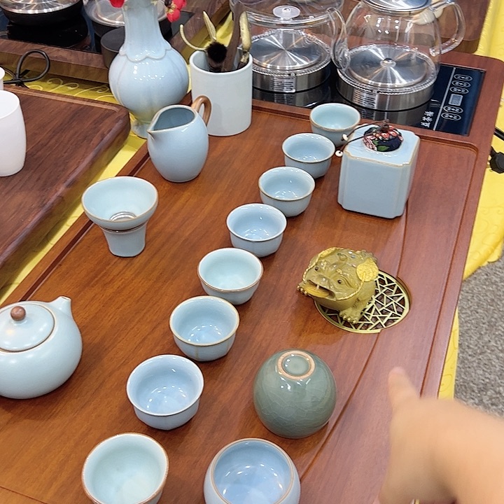 茶盘茶具套装家用电器底部上水