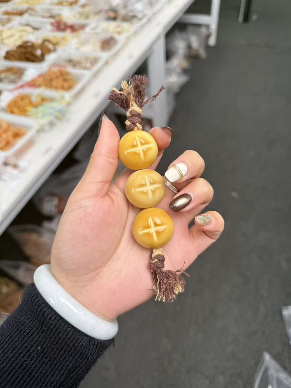 【野烟30mm以下】象牙果碳烤光面香菇包手捻 CP113-2430