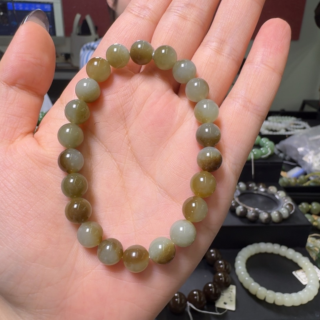 未镶嵌和田玉手链