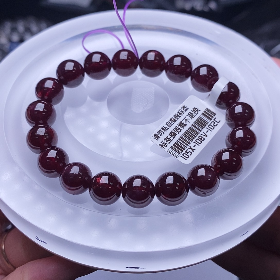 无无9+紫牙乌手链手串