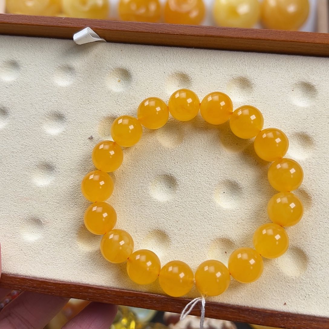 蜜蜡手链未镶嵌蜜蜡