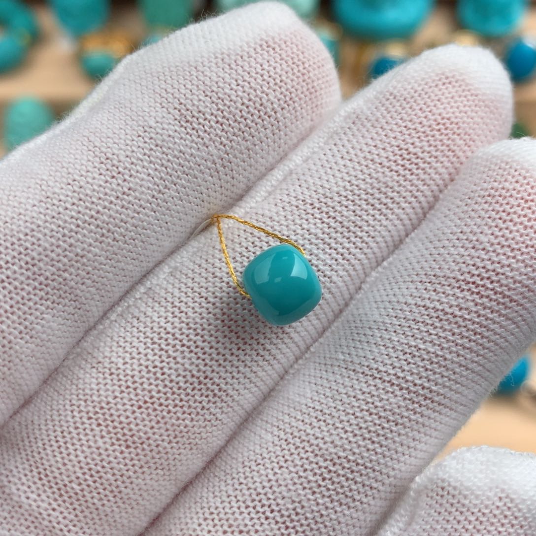 绿松石配饰未镶嵌7.2-6.2mm