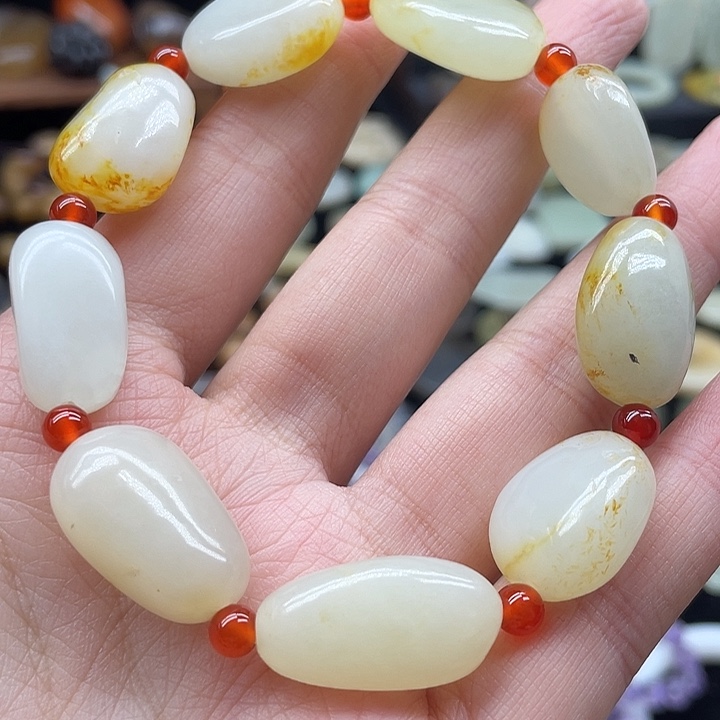 龍***～和田玉未镶嵌颈饰