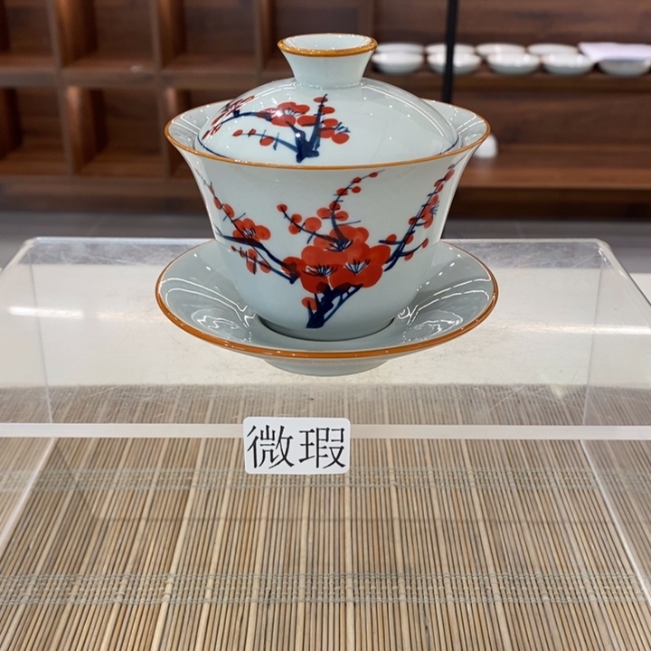 釉下老陶泥手工绘制