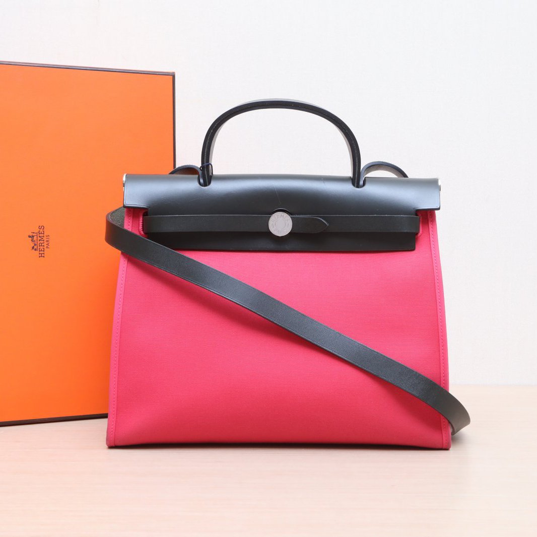 95新 Hermes/爱马仕 单肩包 31 I6极致粉 A刻 P205119716