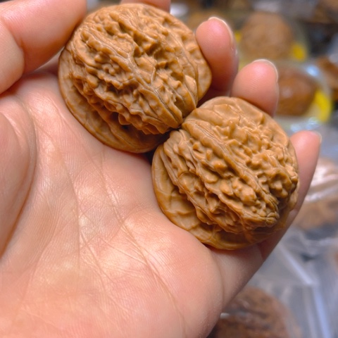 文玩核桃吊坠四座楼