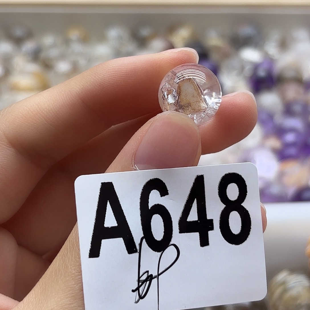 锄***️水晶珠宝半成品未镶嵌648