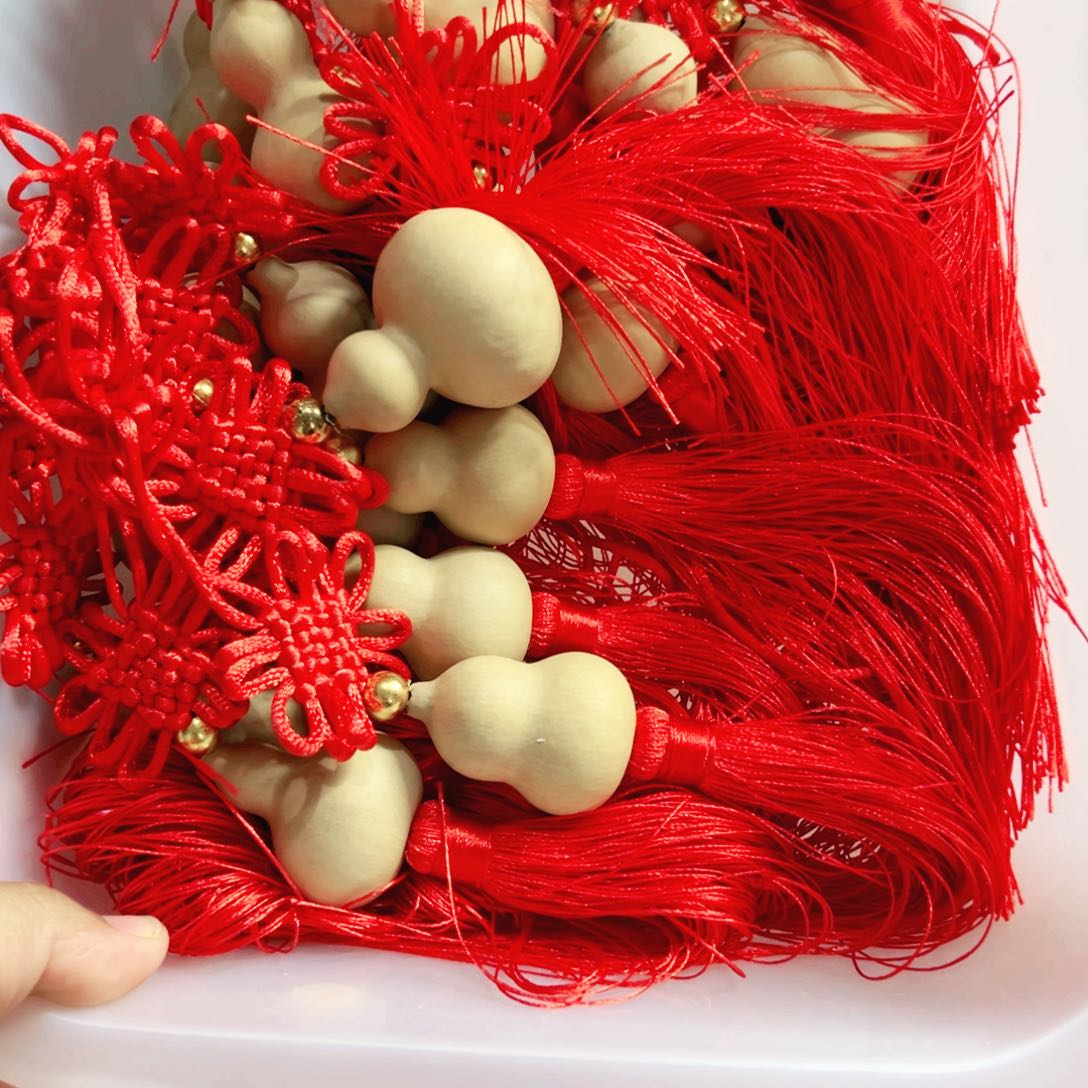 20个微瑕葫芦中国结葫芦串