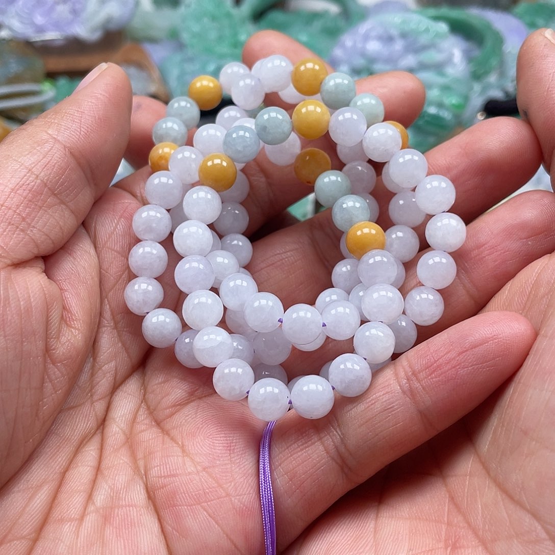 颈饰未镶嵌翡翠春*翡玉缘翡翠