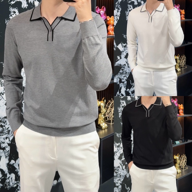 小雨男装｜7963皇家捷豹秋季新品羊毛衫·时尚百搭L