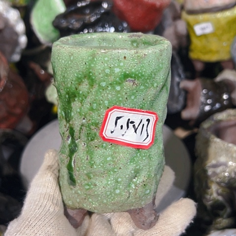 粗陶花盆手工花盆