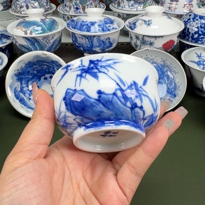 景德镇纯手工手绘茶器蒙蒙