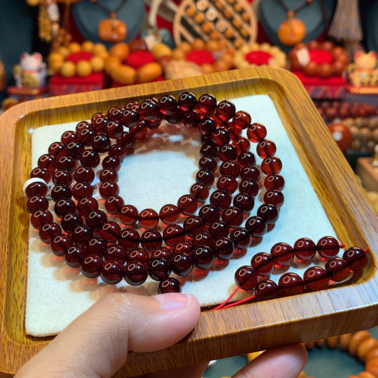 【闪购商品】血珀手链未镶嵌蜜蜡手链