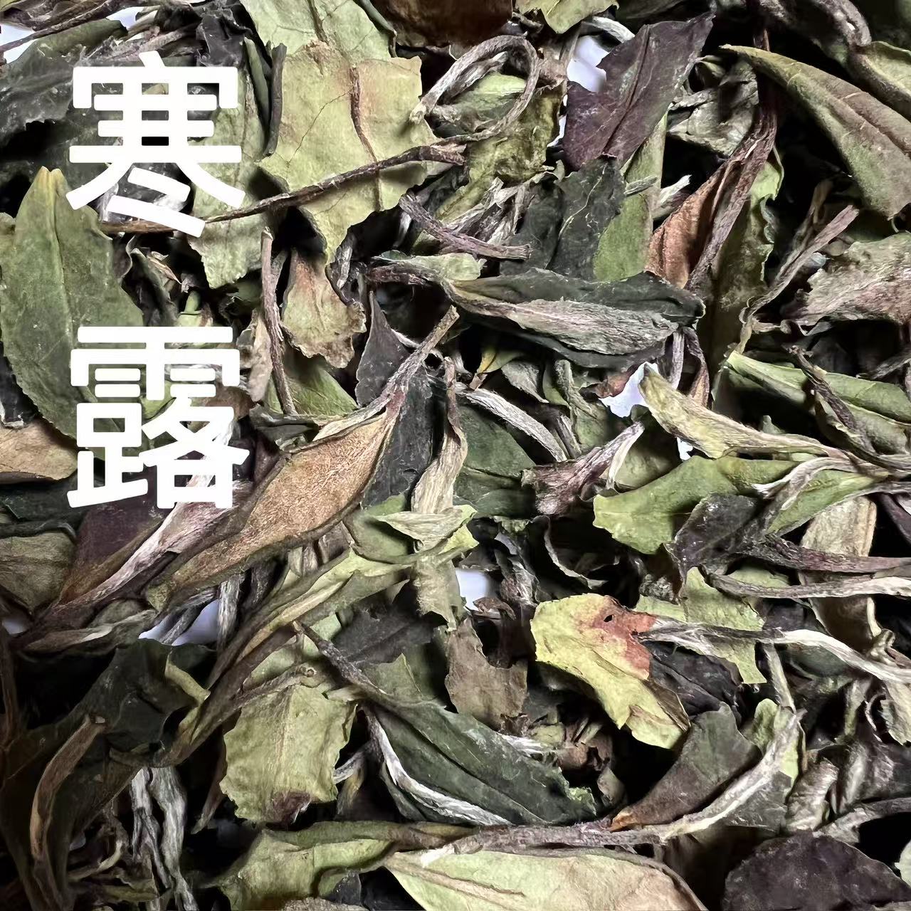 2022年寒露散茶管阳高山鲜甜爽口花香浓郁礼盒装白茶