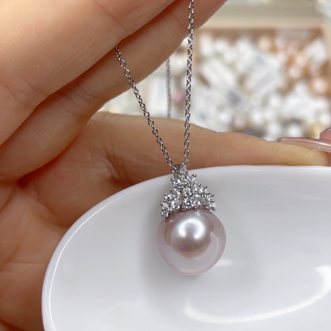 淡水珍珠未镶嵌吊坠(赠链)