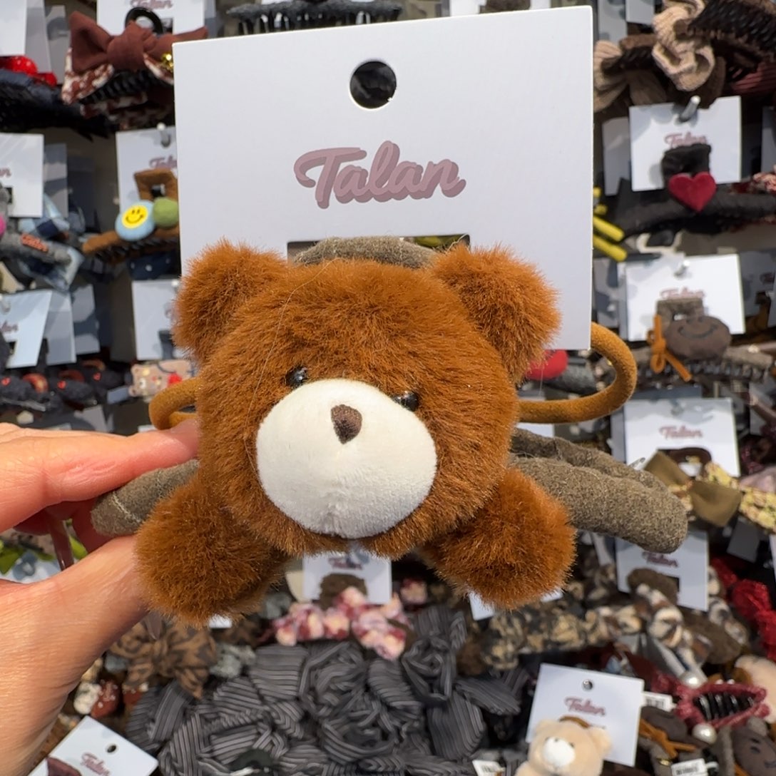 布艺铁合金小熊抓夹