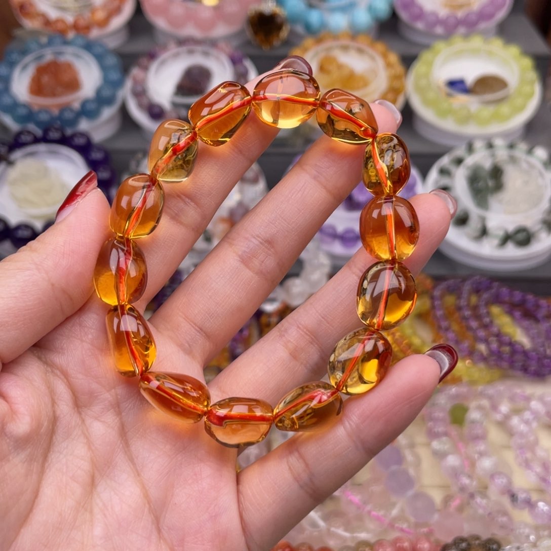 水晶手链未镶嵌球*宝天然